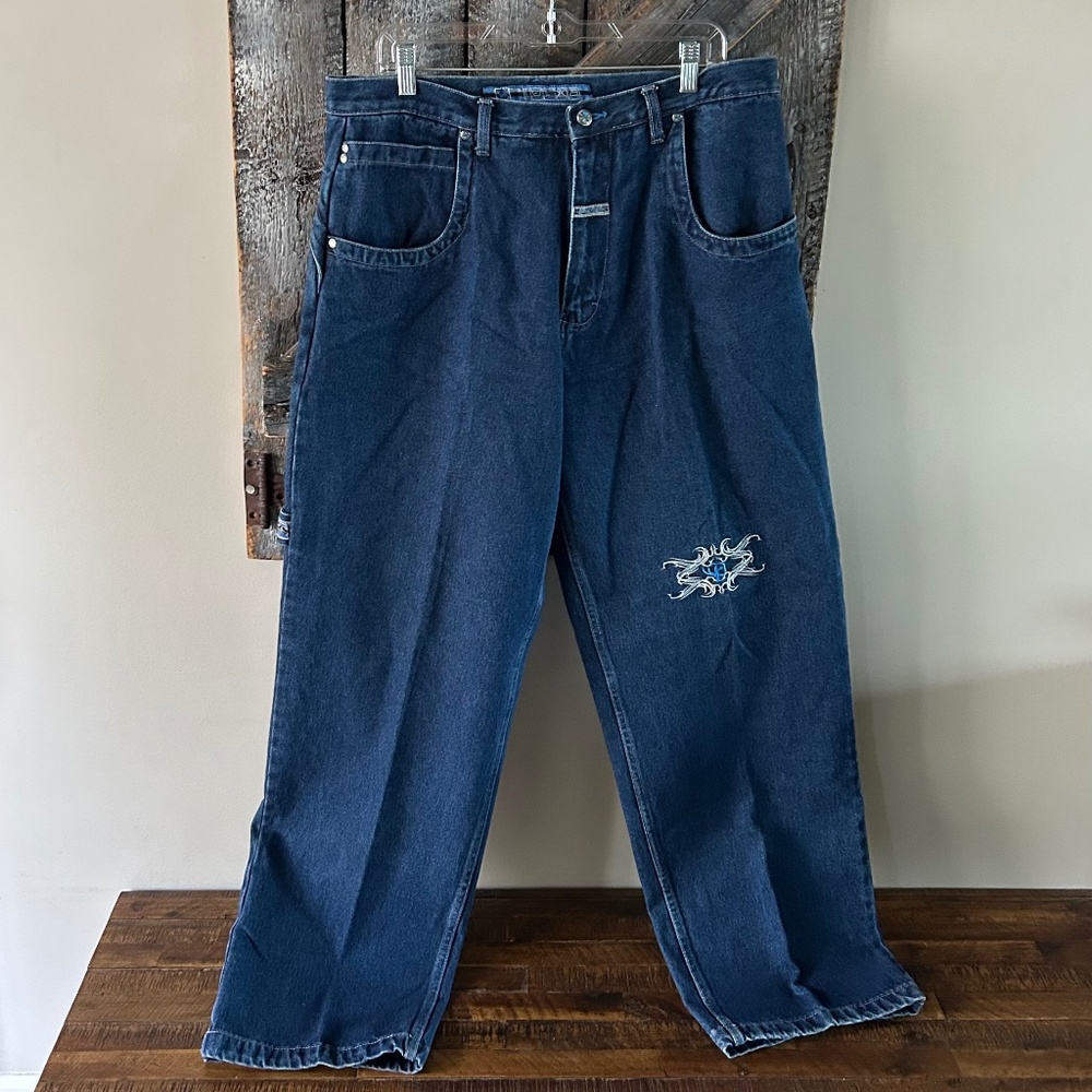 Men's Paco Dark Wash Blue Jeans - W36 x L32